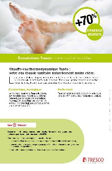 65125 - Chauffe eau thermodynamique TRESCO Tanéo II - 260L